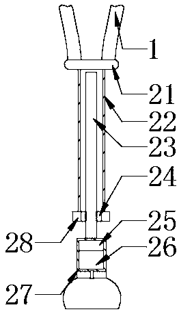 Portable medical crutch