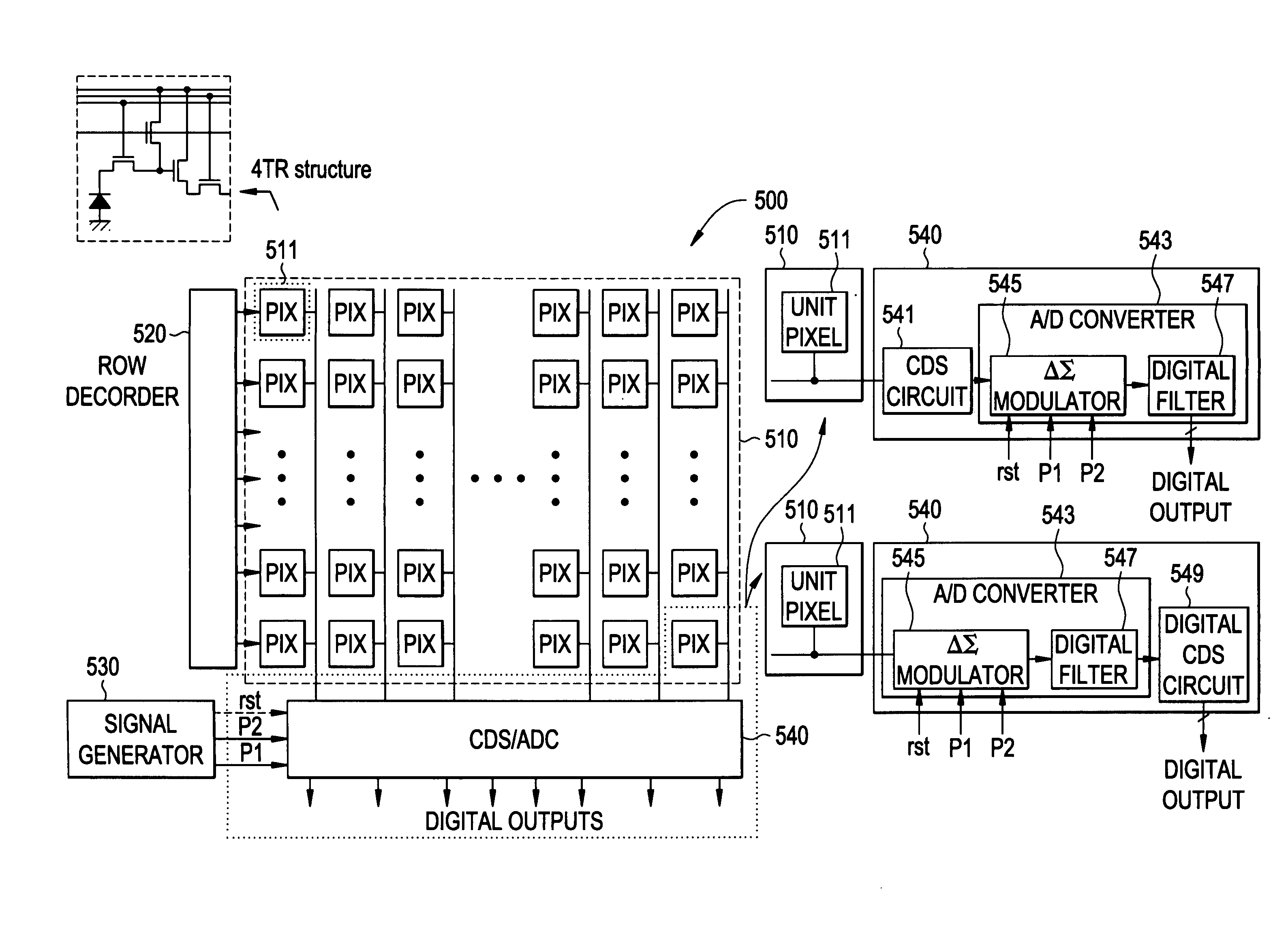 Integrator, delta-sigma modulator, analog-to-digital converter and applications thereof