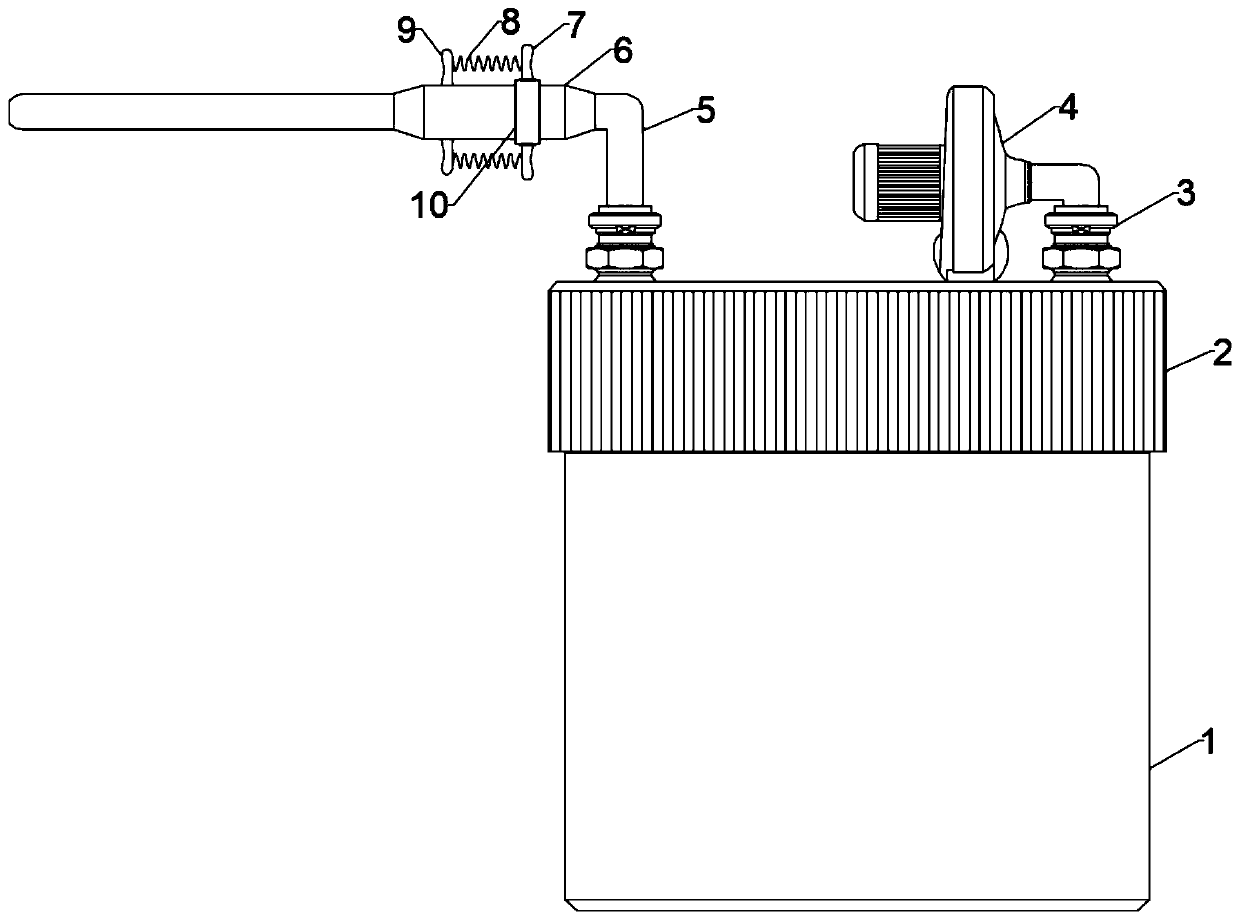 Drainage device for obstetric operation