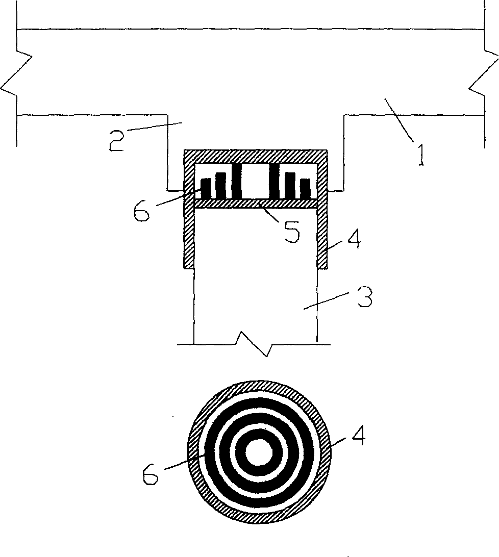 Pile tip displacement regulating device