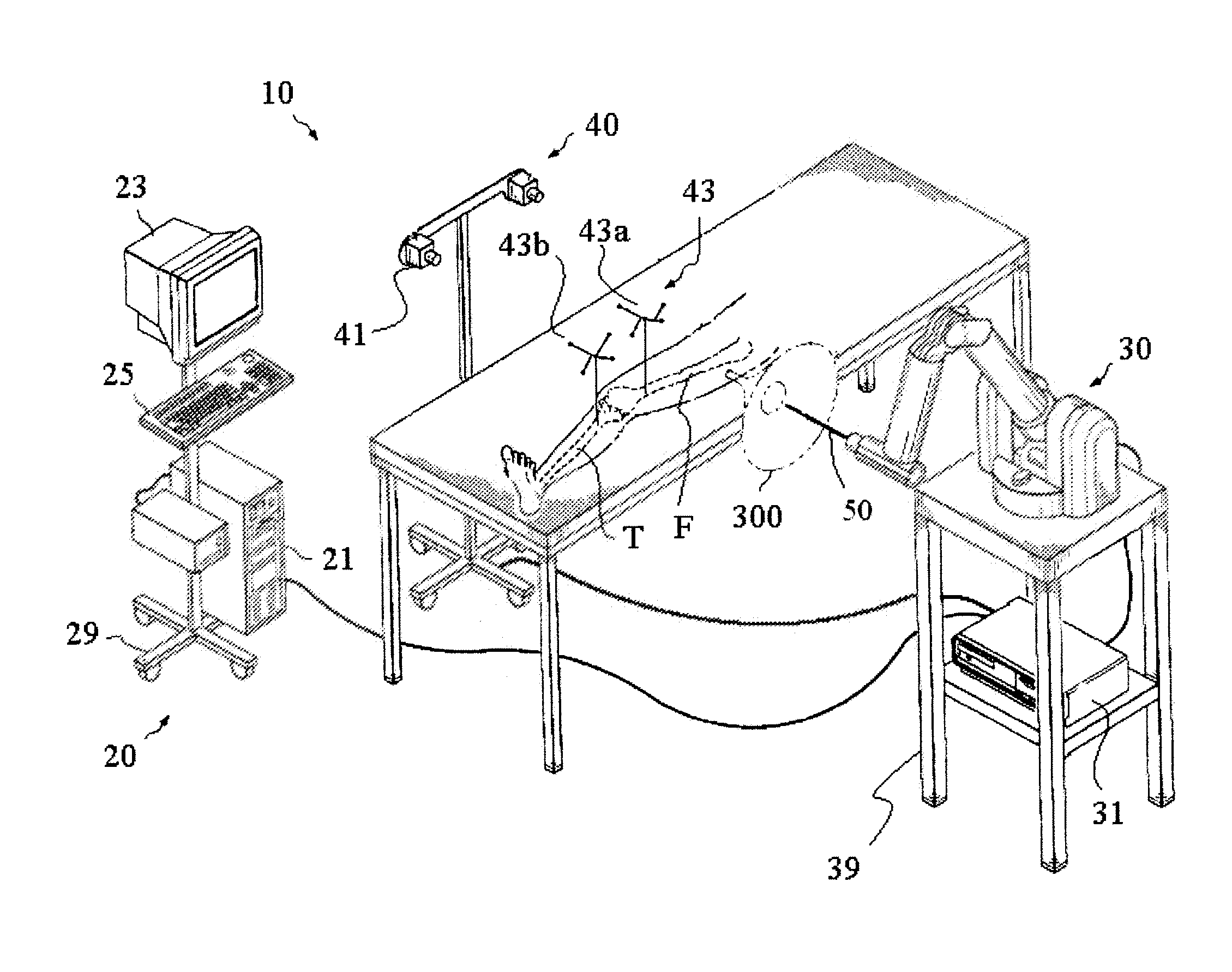 Method and apparatus for controlling a haptic device