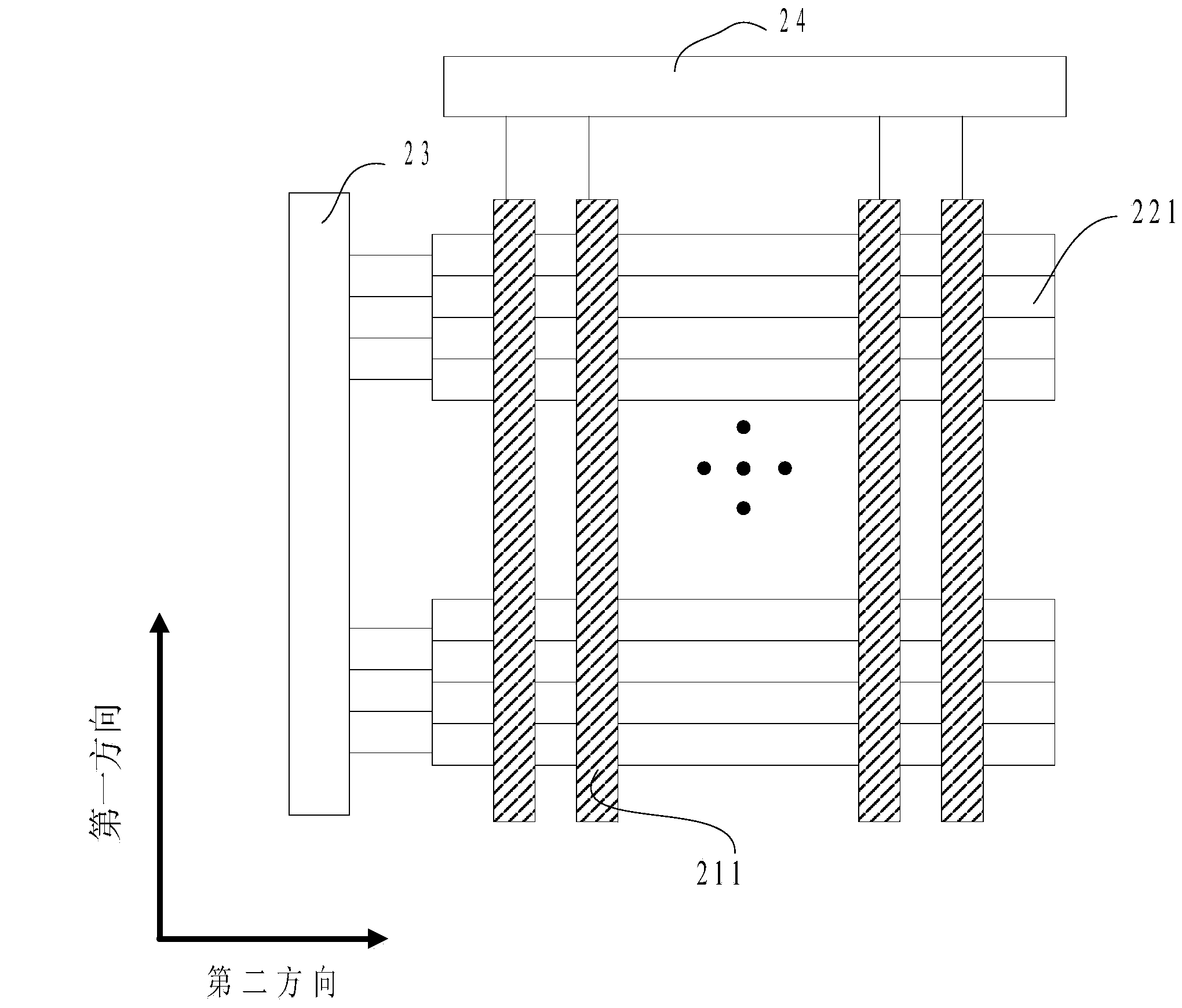 Touch display screen and electronic equipment