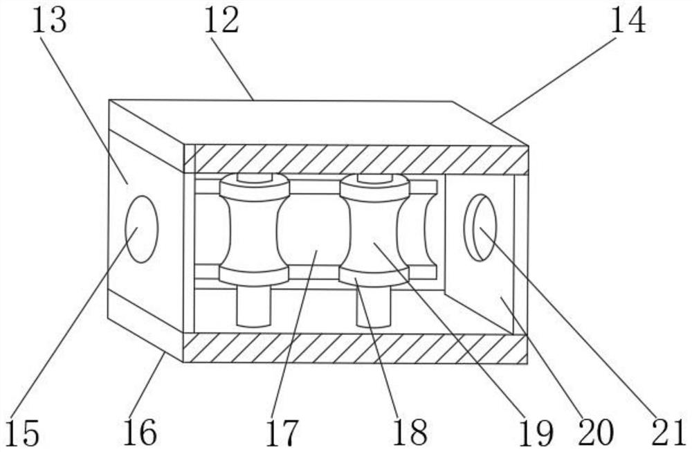 Double-layer data center structured wiring system convenient to manage and maintain