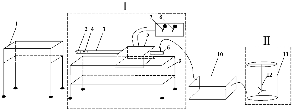 A simulation test platform and test method for rotary spray curing and sealing holes