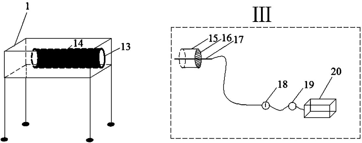 A simulation test platform and test method for rotary spray curing and sealing holes