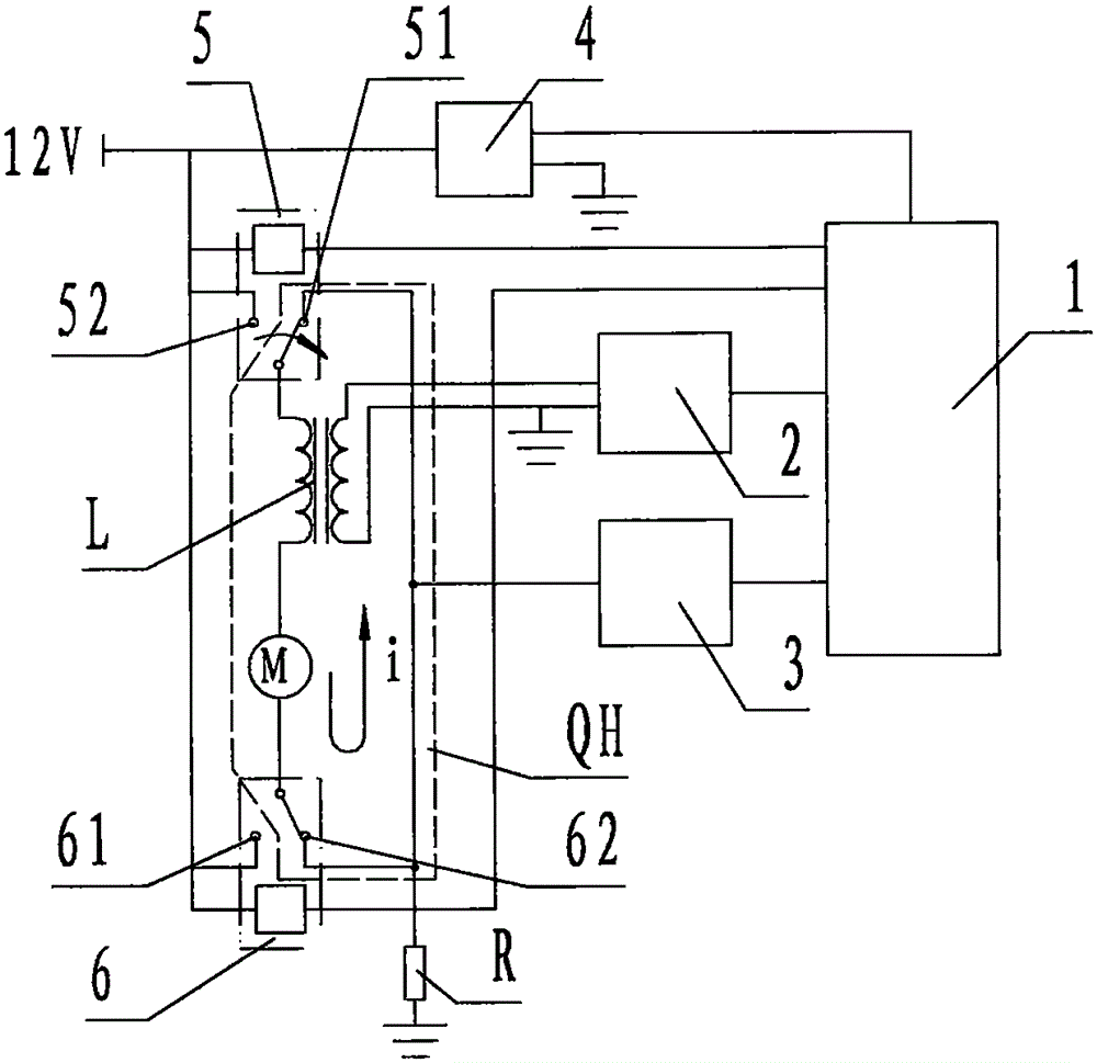 Circuit device for acquiring number of rotating circles of motor