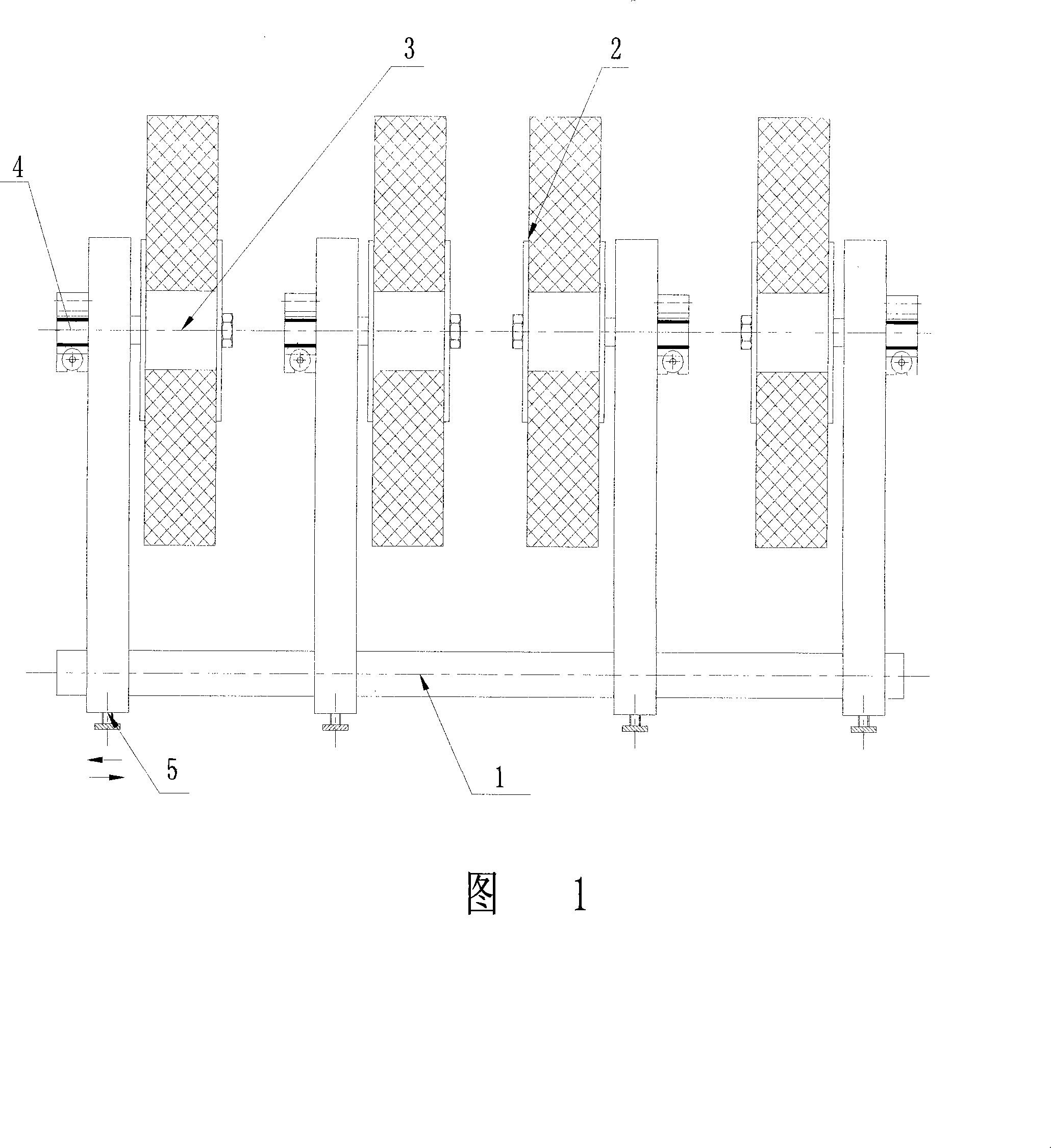 Multi-head aluminum foil uncoiling mechanism