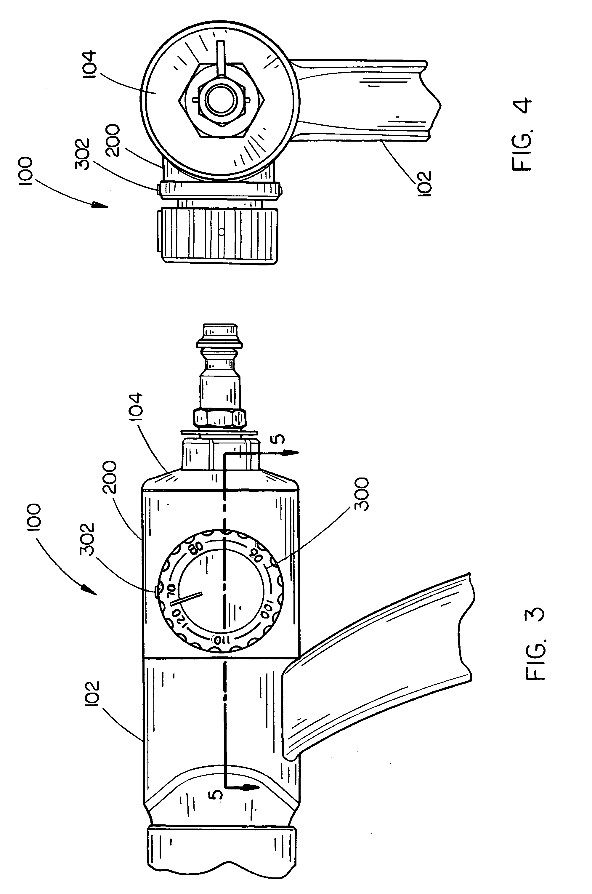 Integrated air tool and pressure regulator