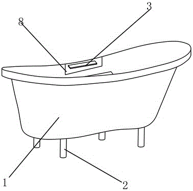 A multifunctional bathtub