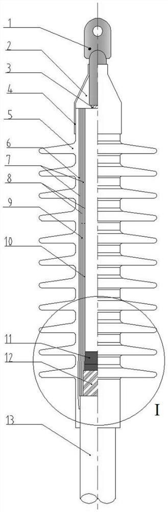 27.5 kV semi-rigid thermal shrinkage cable terminal for high-speed rail