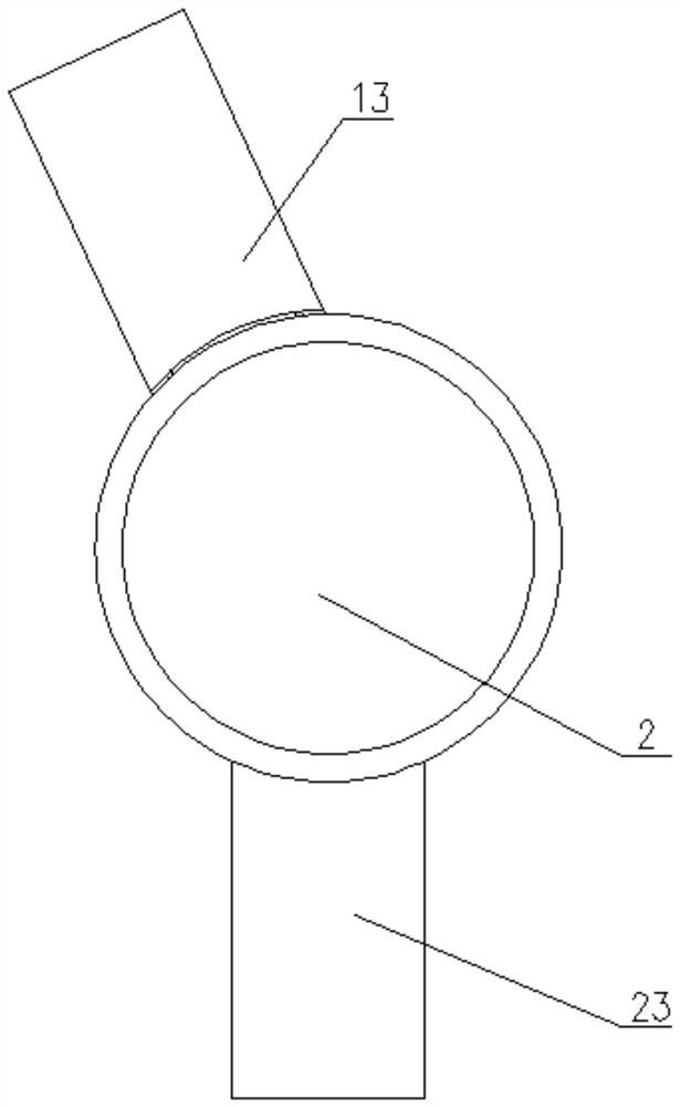 Rotating shaft of desk lamp