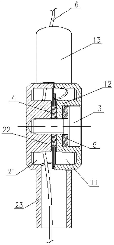 Rotating shaft of desk lamp