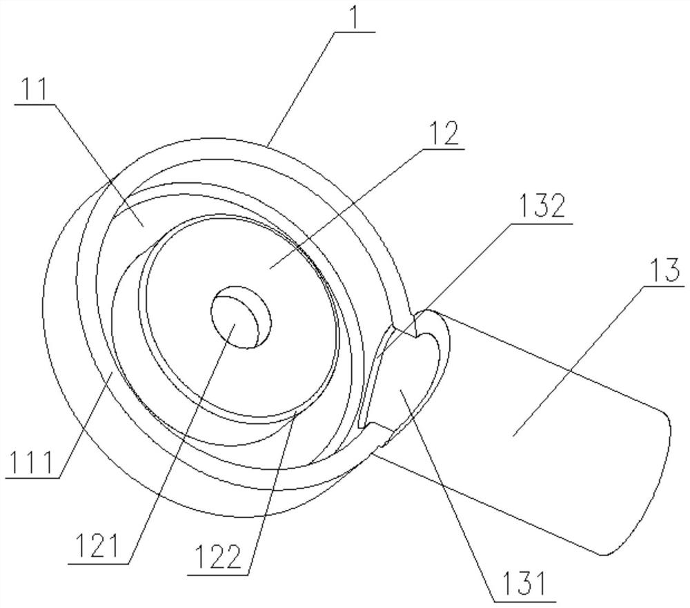 Rotating shaft of desk lamp