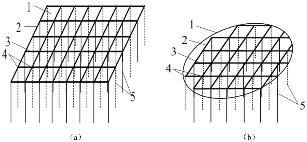 A rapid dehydration seepage channel construction method and application