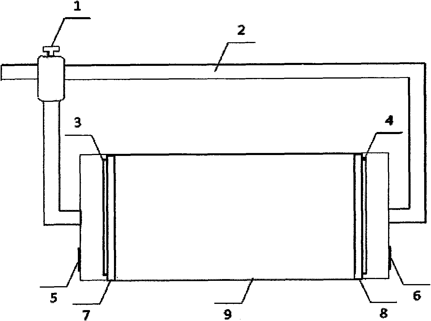 Measurement method of concrete resistivity and device thereof