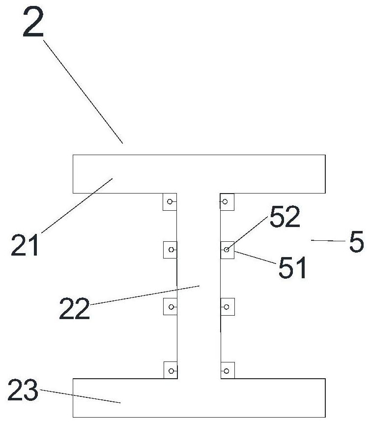 Efficient damping type composite floor structure