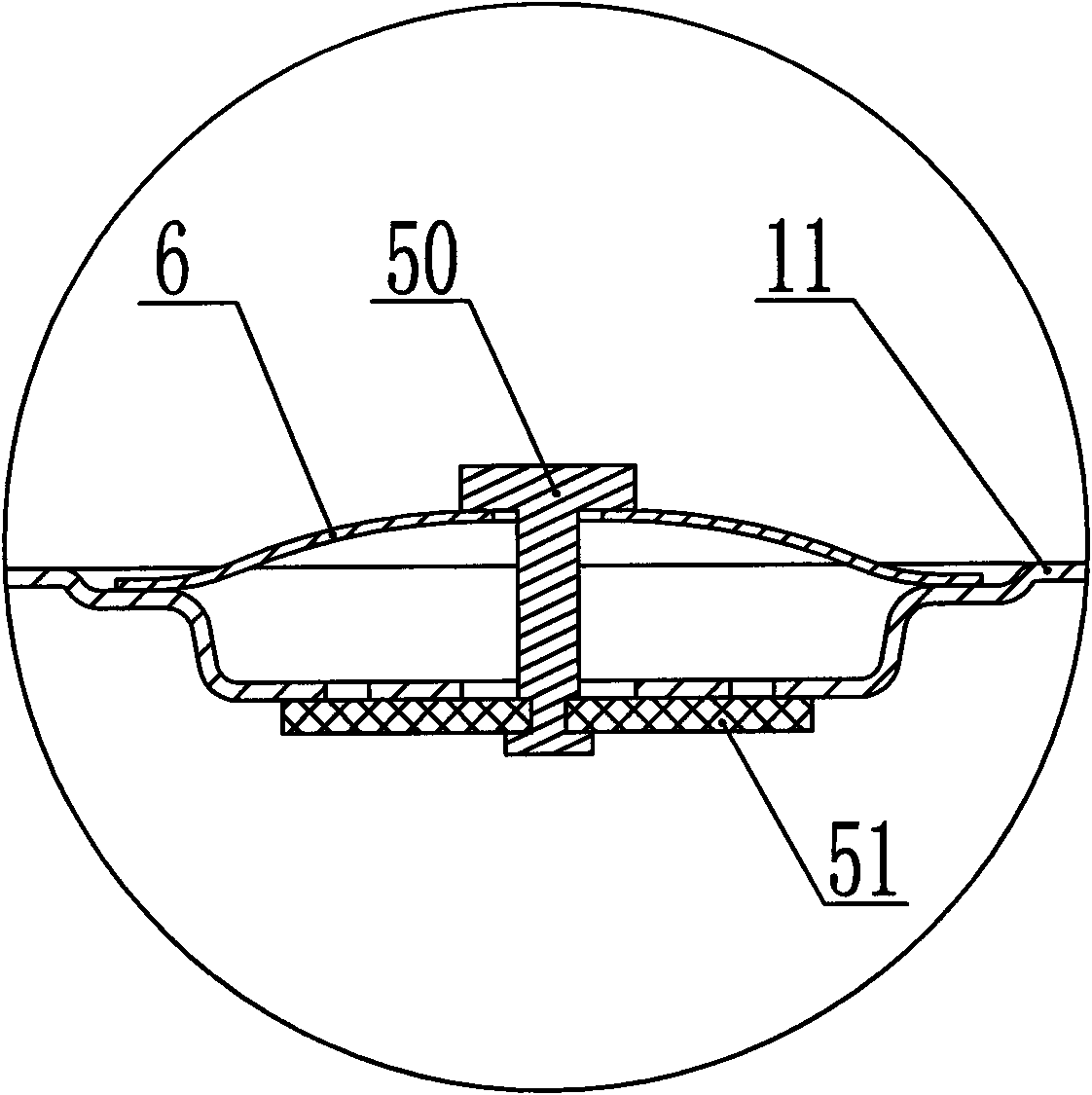 Air intake/evacuation valve for electric cooking appliance