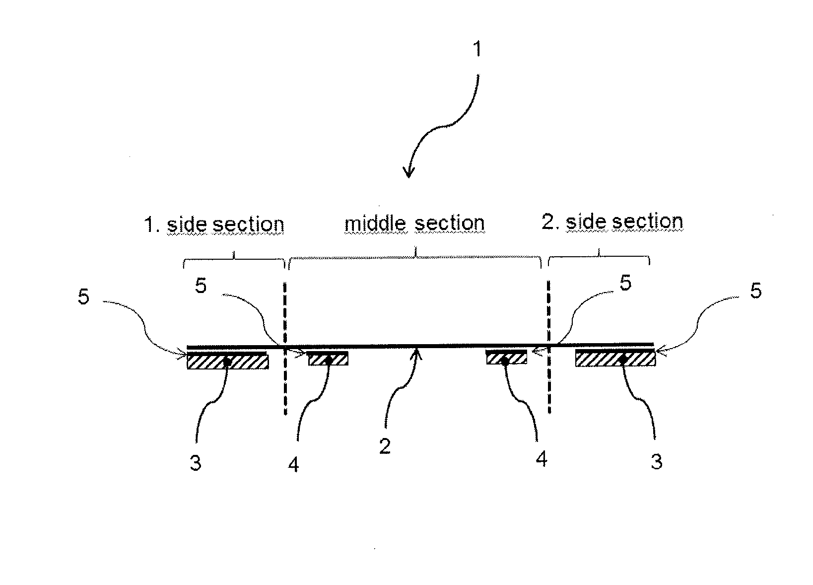 Insulating sealing element for head-of-wall joints