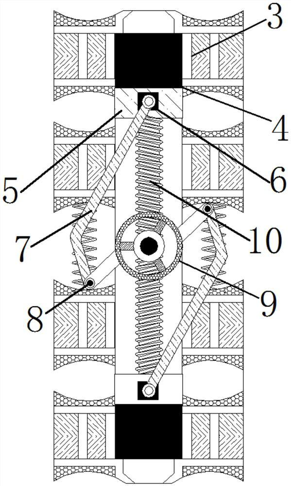 Reinforcing method for long-distance tunnel inner wall