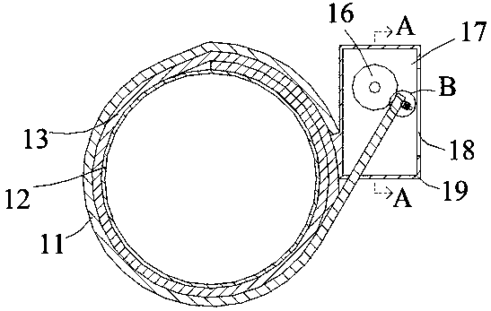 Gas pipeline detection device