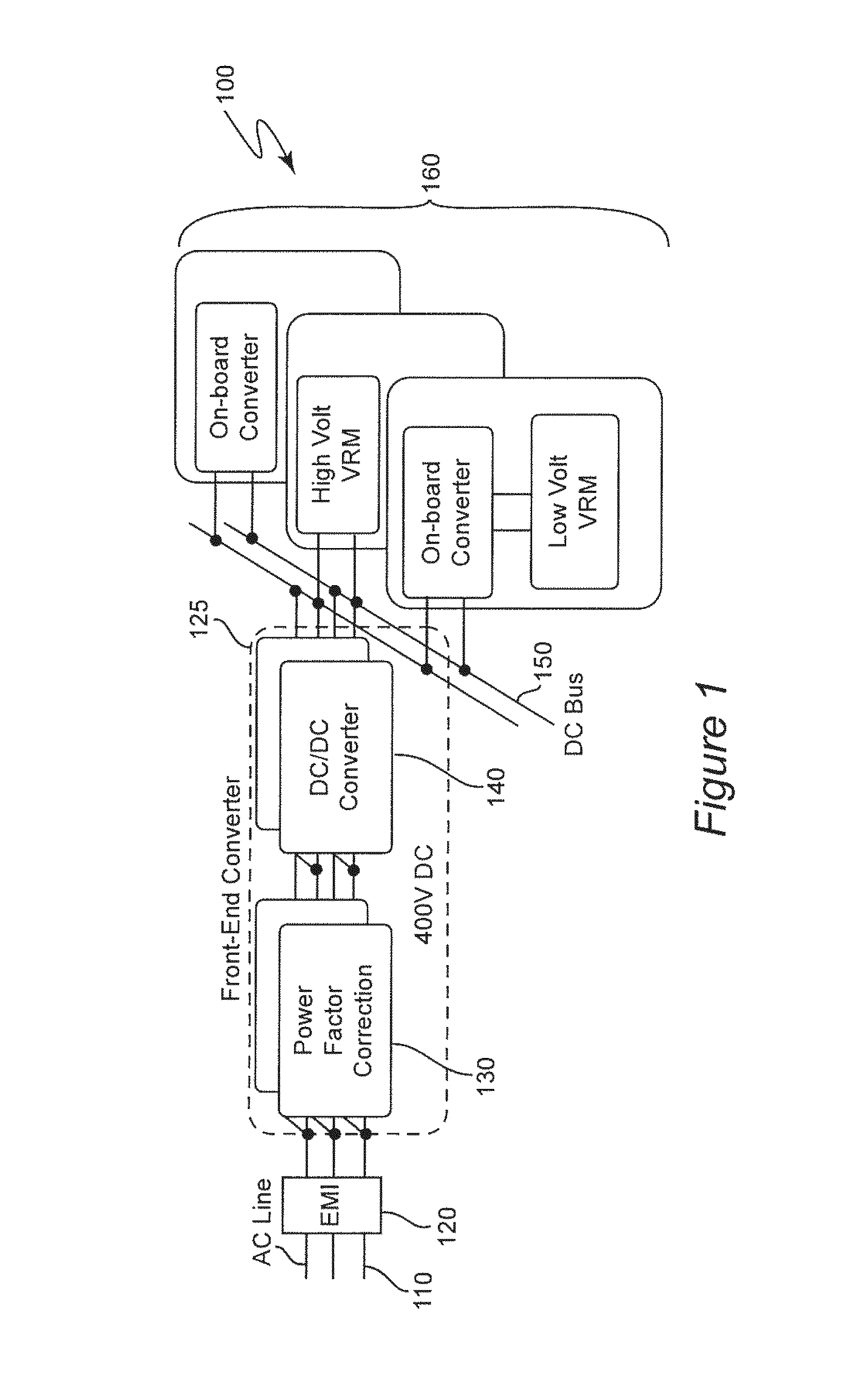 Adaptive on-time control for power factor correction stage light load efficiency