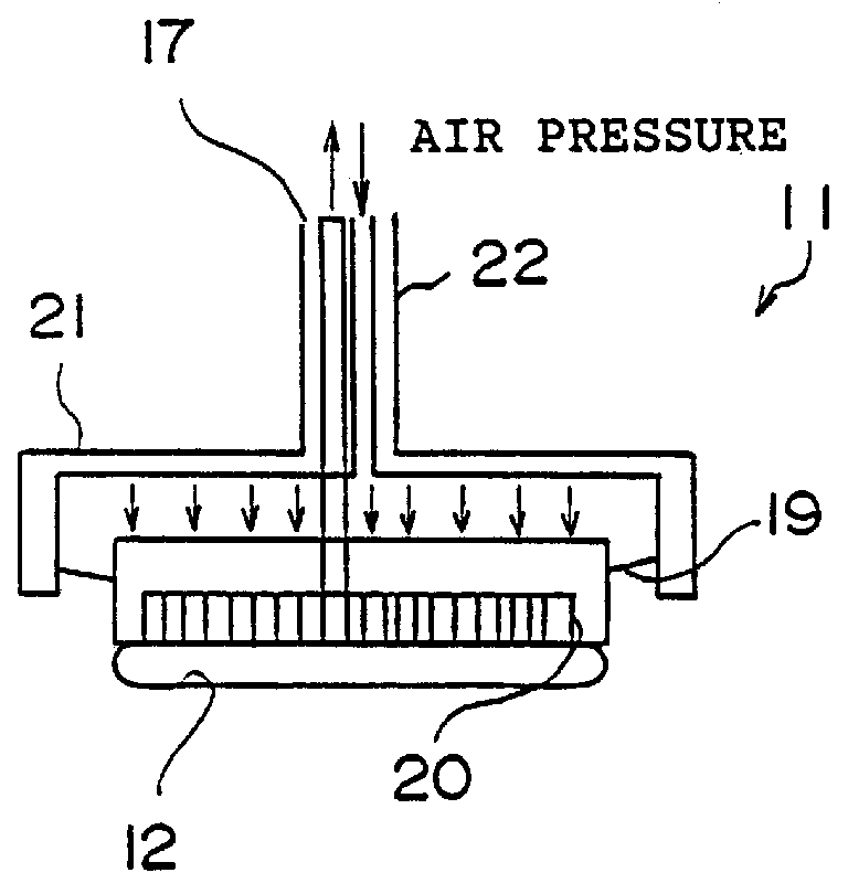 Polishing method for semiconductor wafer and polishing pad used therein