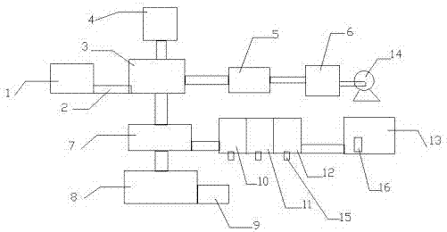 Sewage treatment device for livestock breeding