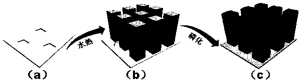 Binary metal phosphide controlled by molybdenum trioxide (tungsten), preparation method and application