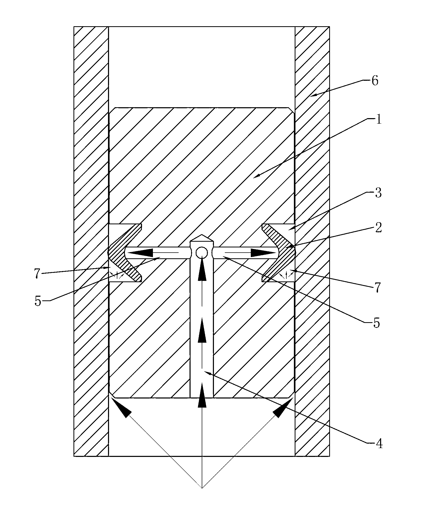 Piston with sealing piece