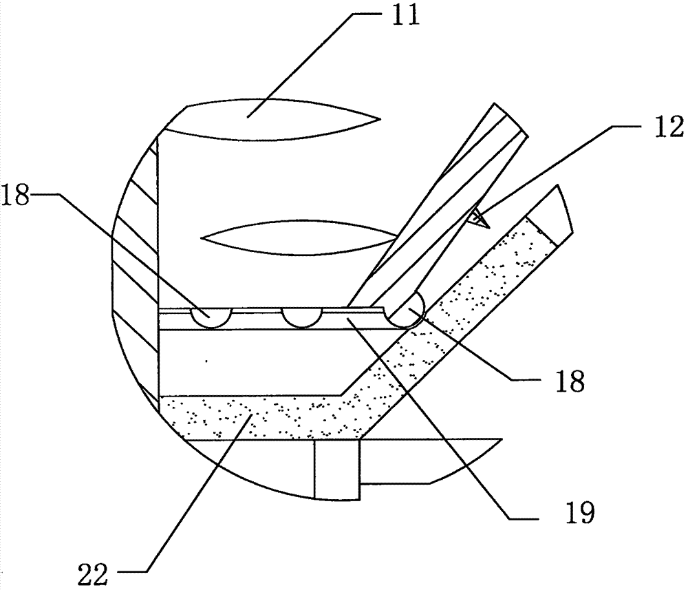 Kitchen waste disposal device