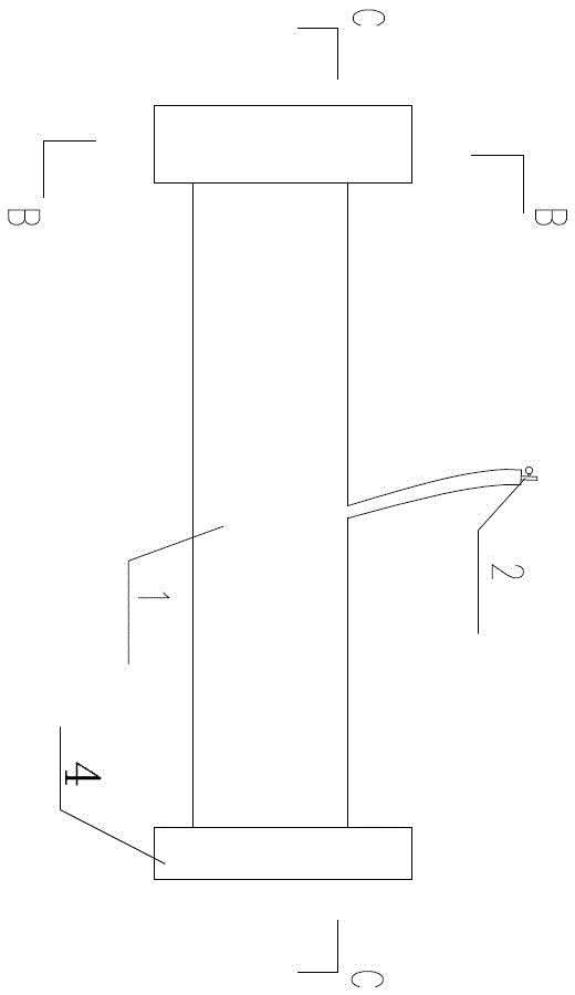 A kind of reinforcement method of engineering hollow member