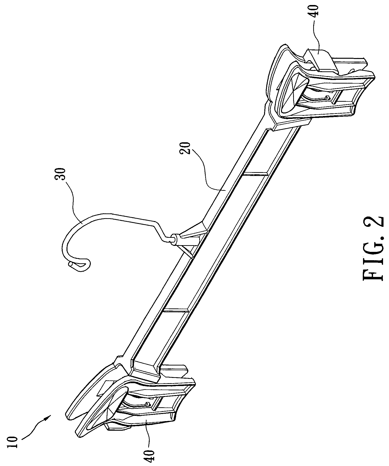 Garment hanger and clamps