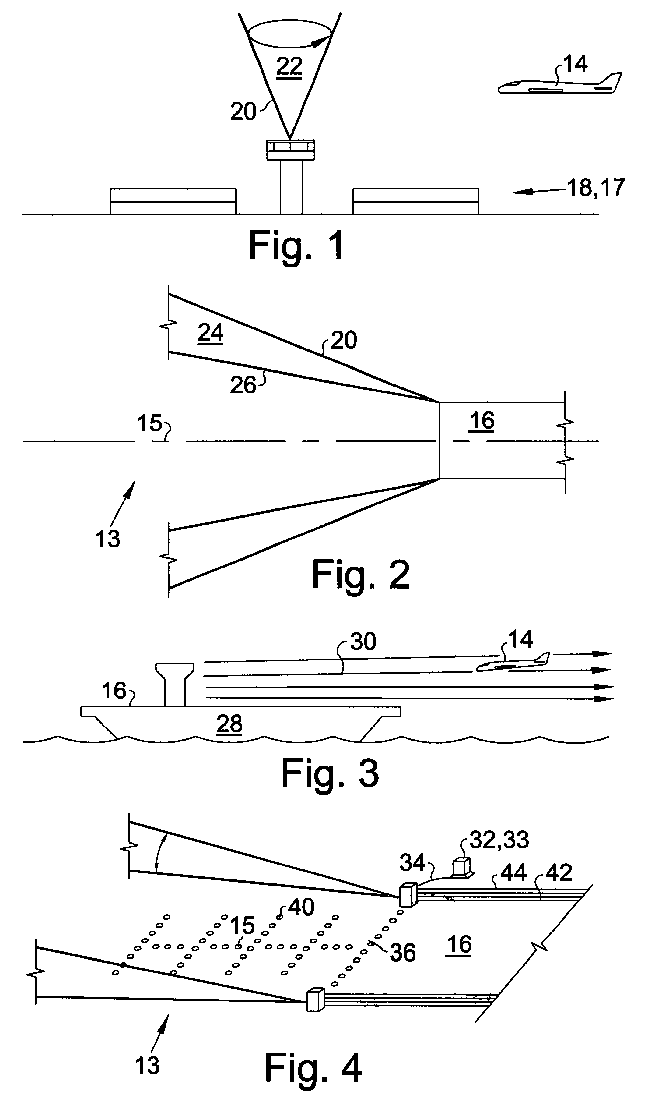 Airport and runway laser lighting method