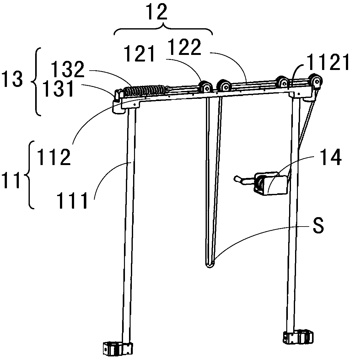 Suspension apparatus and exoskeleton robot adopting suspension apparatus