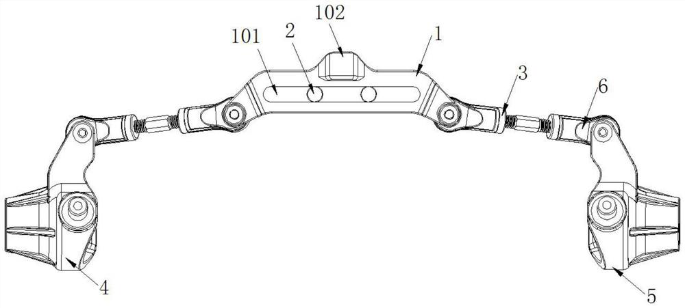 Toy car synchronous steering device