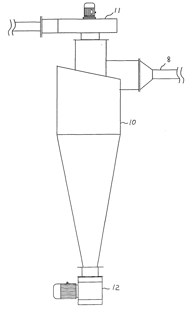 Air-cooled dedusting system of biomass granulator