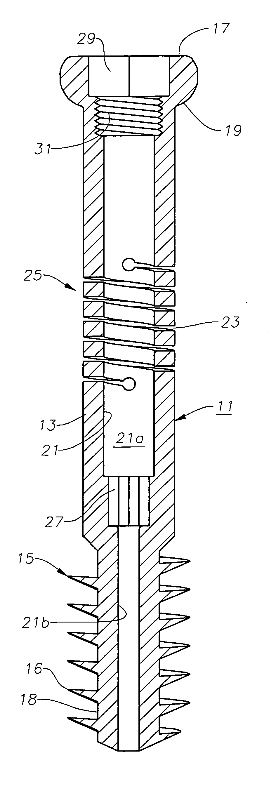 Dynamic compression device and driving tool