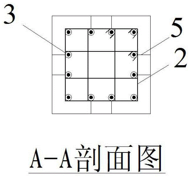 End unbonded reinforced concrete column and preparation method