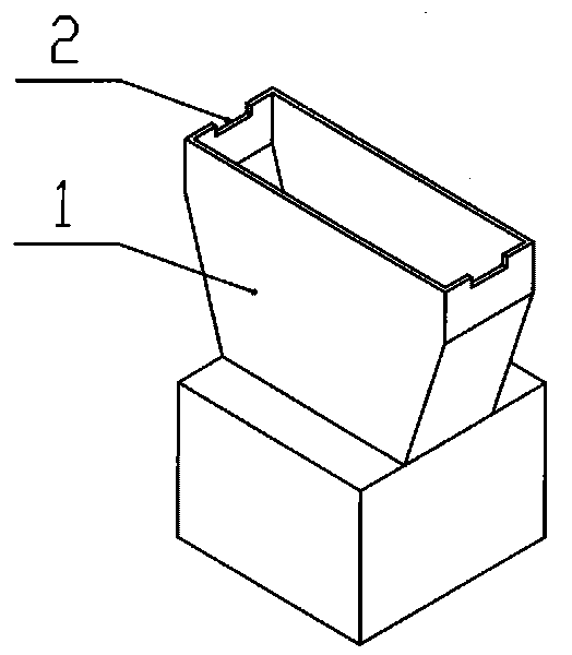 Fixed insertion type pot mouth