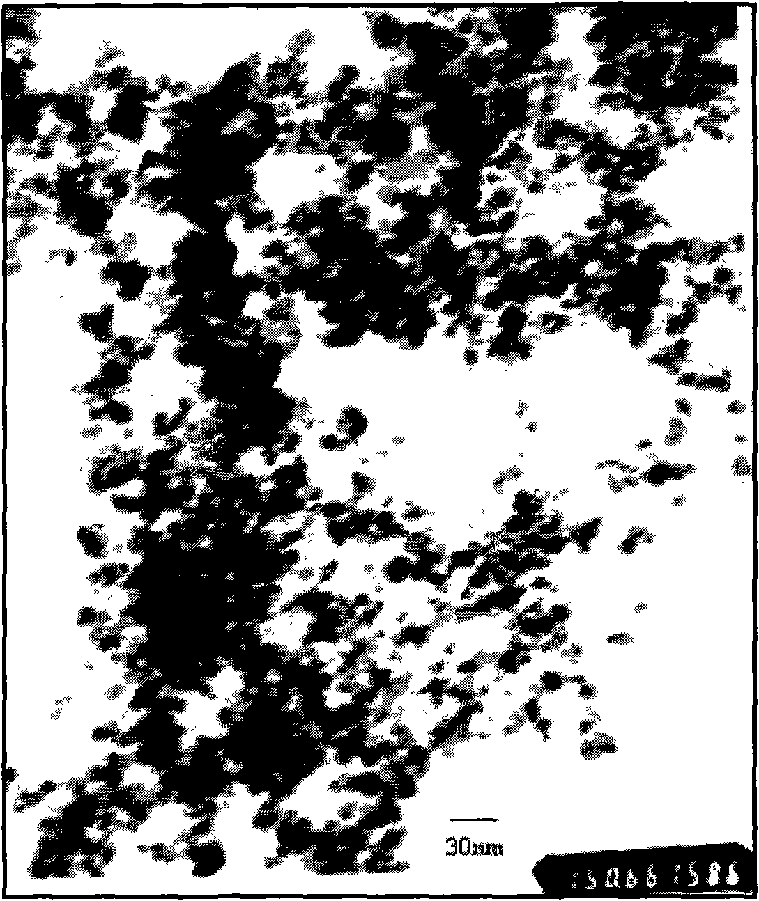 Preparation method of superparamagnetic cyclodextrin composite particles