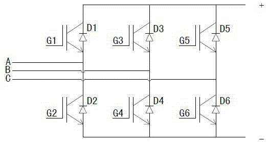 Circuit achieving power flow control and small current ground fault active compensation arc suppression simultaneously