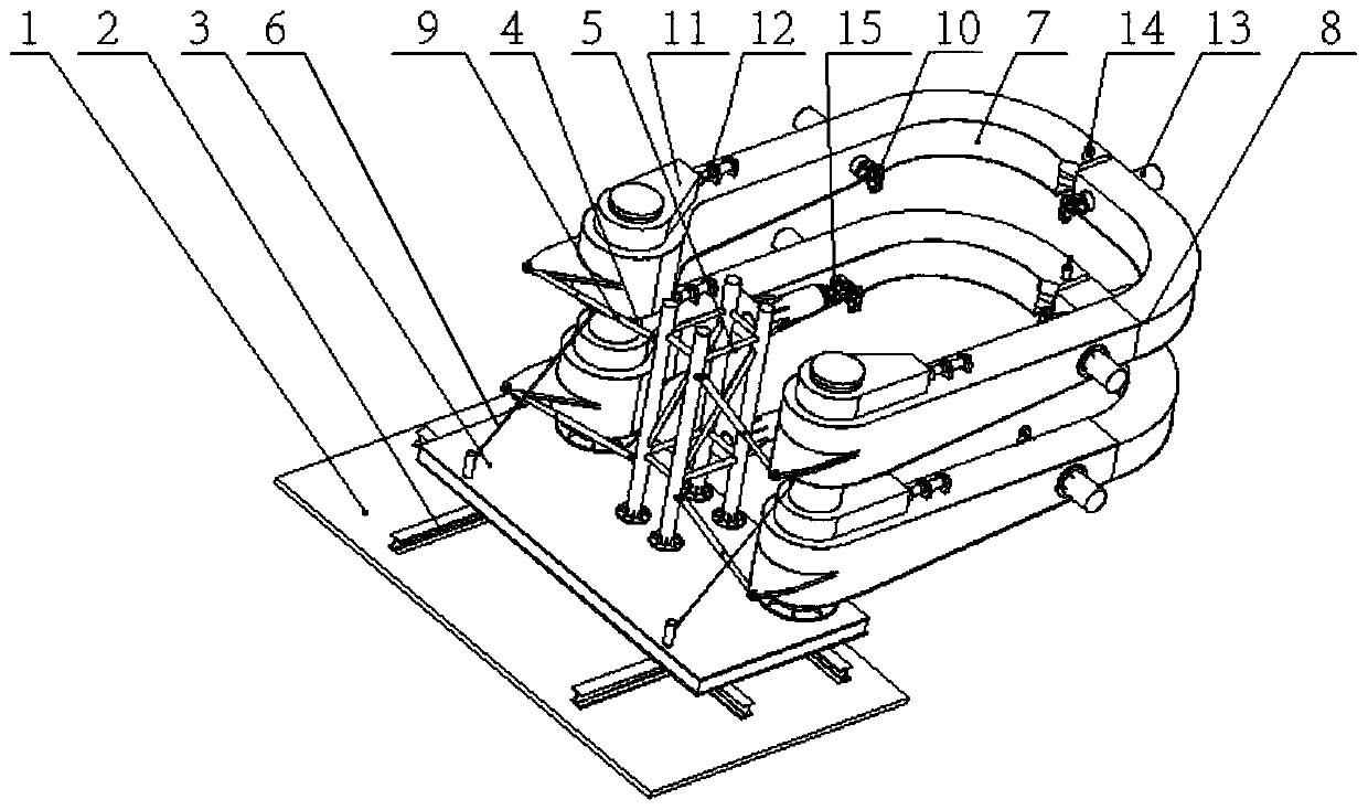 Large-deviation-rectifying-force pile holding machine and operation process thereof