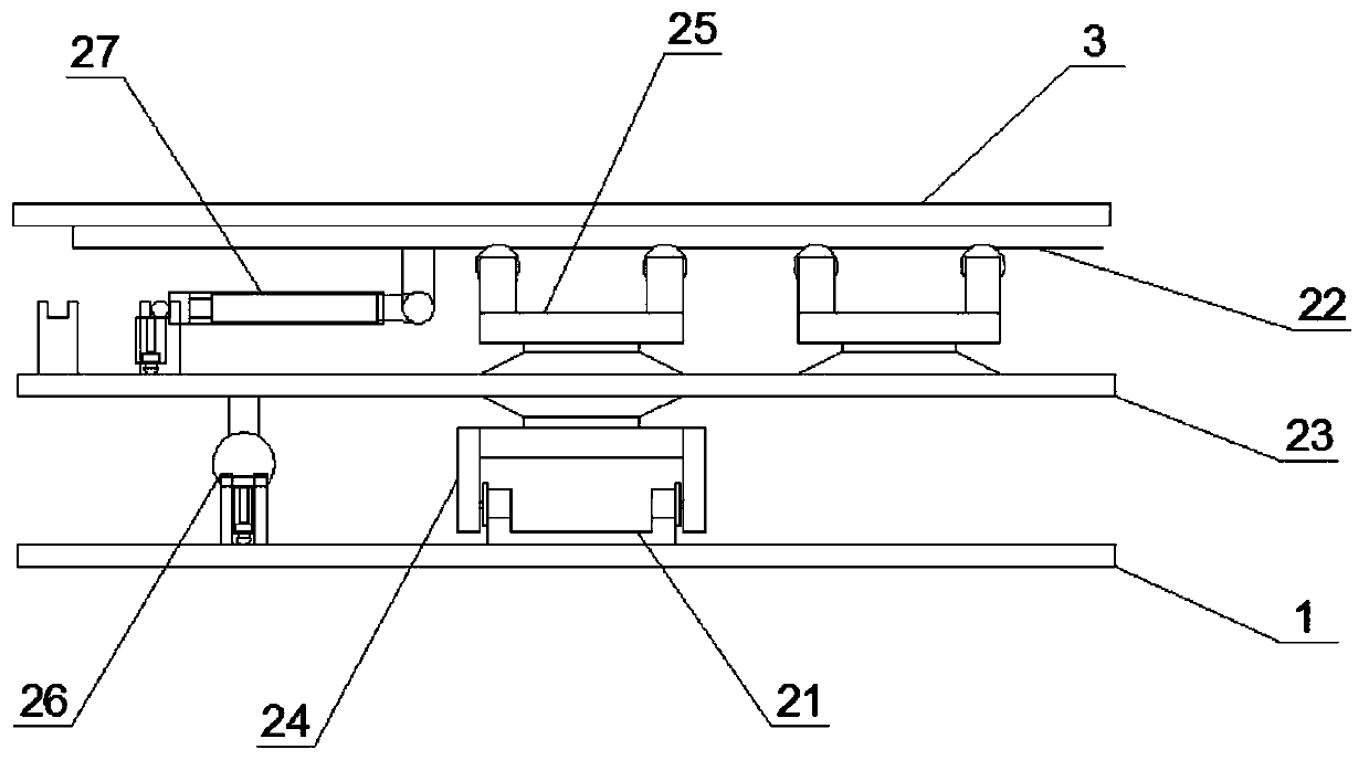 Large-deviation-rectifying-force pile holding machine and operation process thereof