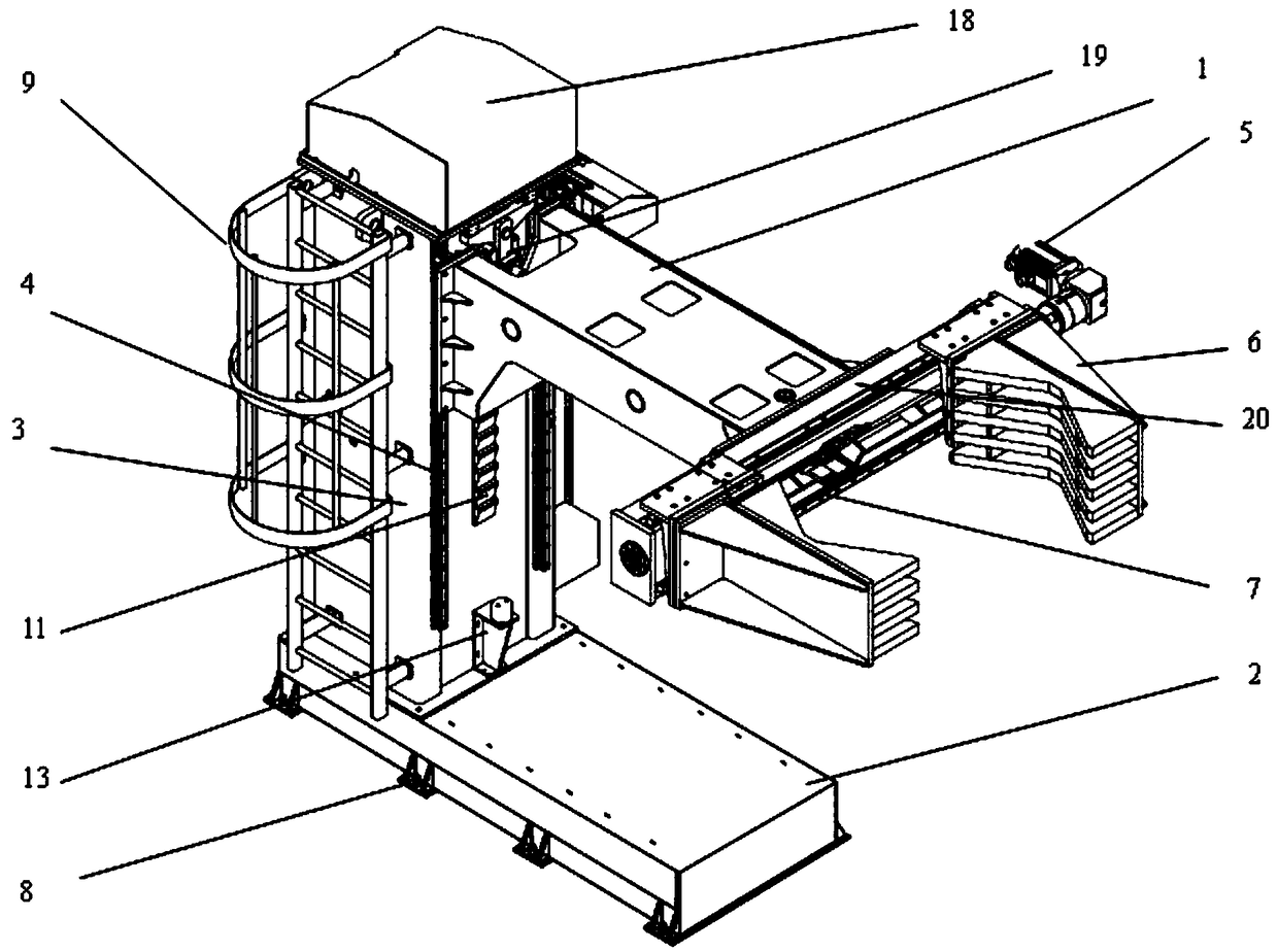 Pipeline clamping device for vertical welding table