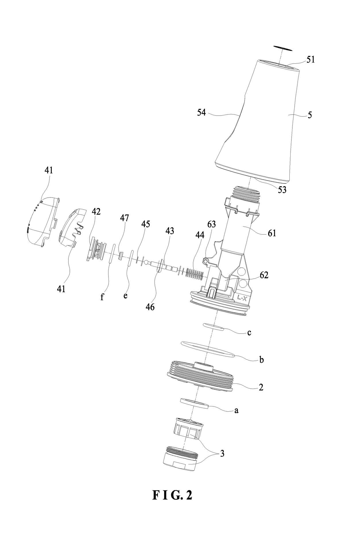 Shower head structure