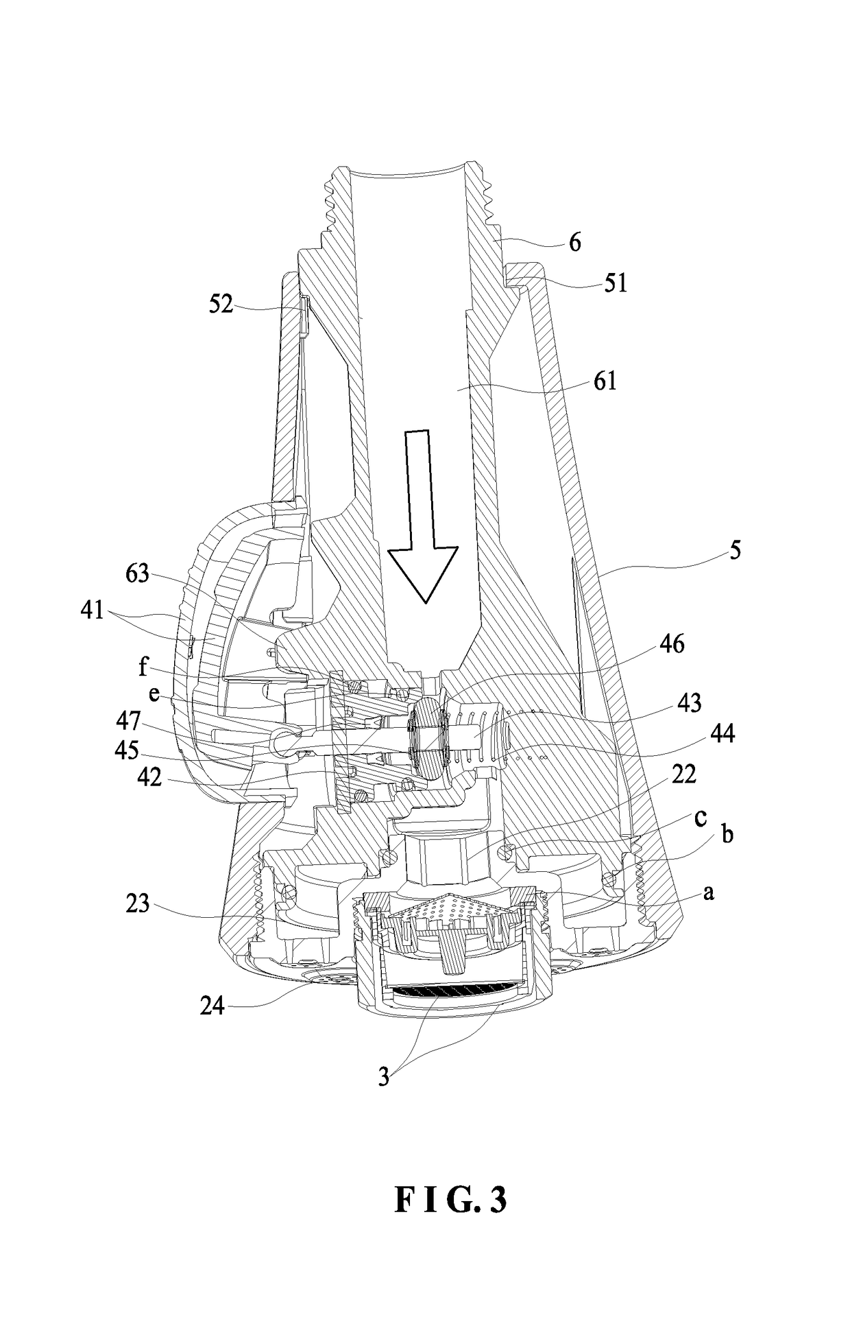 Shower head structure