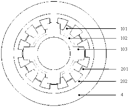 An Axially Split Phase Inner Stator Permanent Magnet Bias Magnetic Levitation Switched Reluctance Flywheel Motor