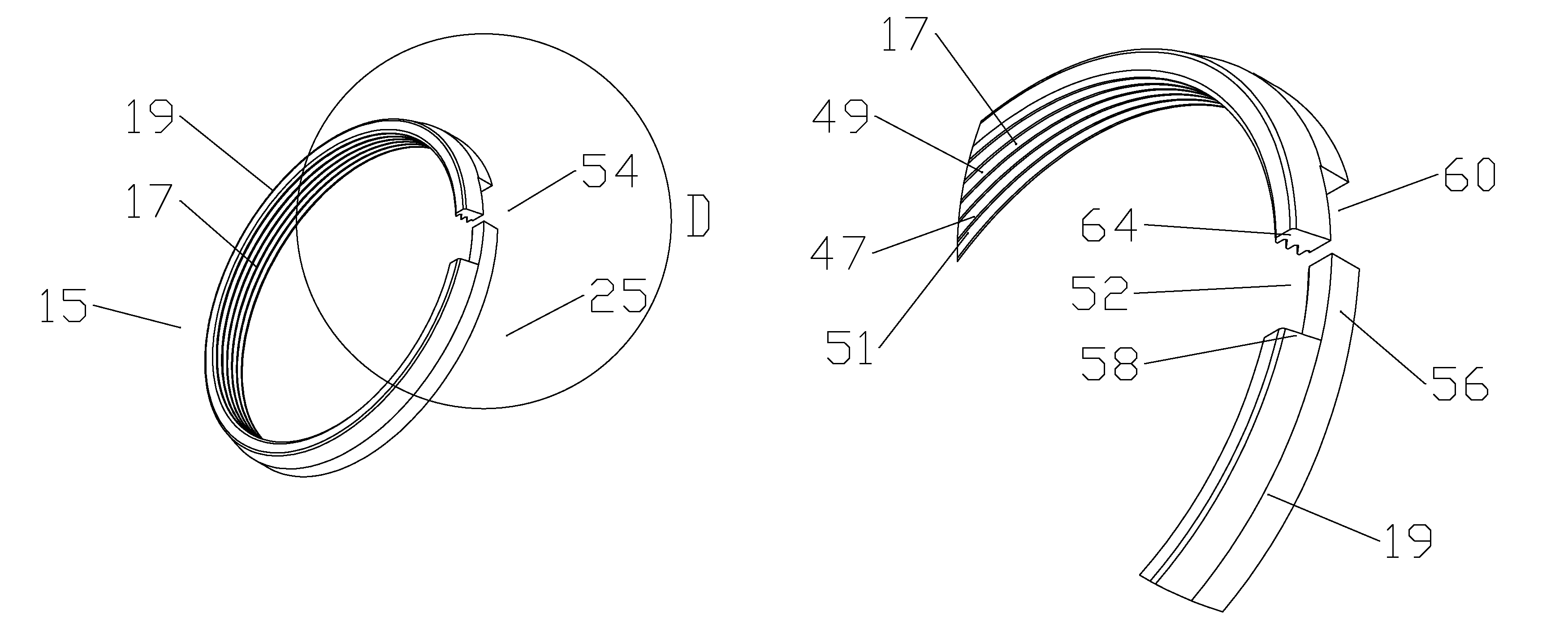 Shielded grip ring for coaxial connector