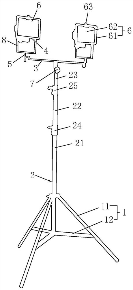 Illuminating device for VR aviation cockpit