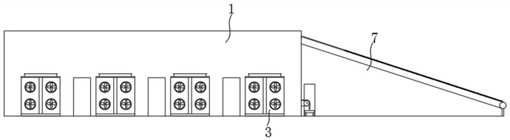 Mesh belt type air energy dryer unit based on 5G remote control